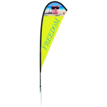 Custom Printed Water Droplets Flags Advertising Beach Feather Flag